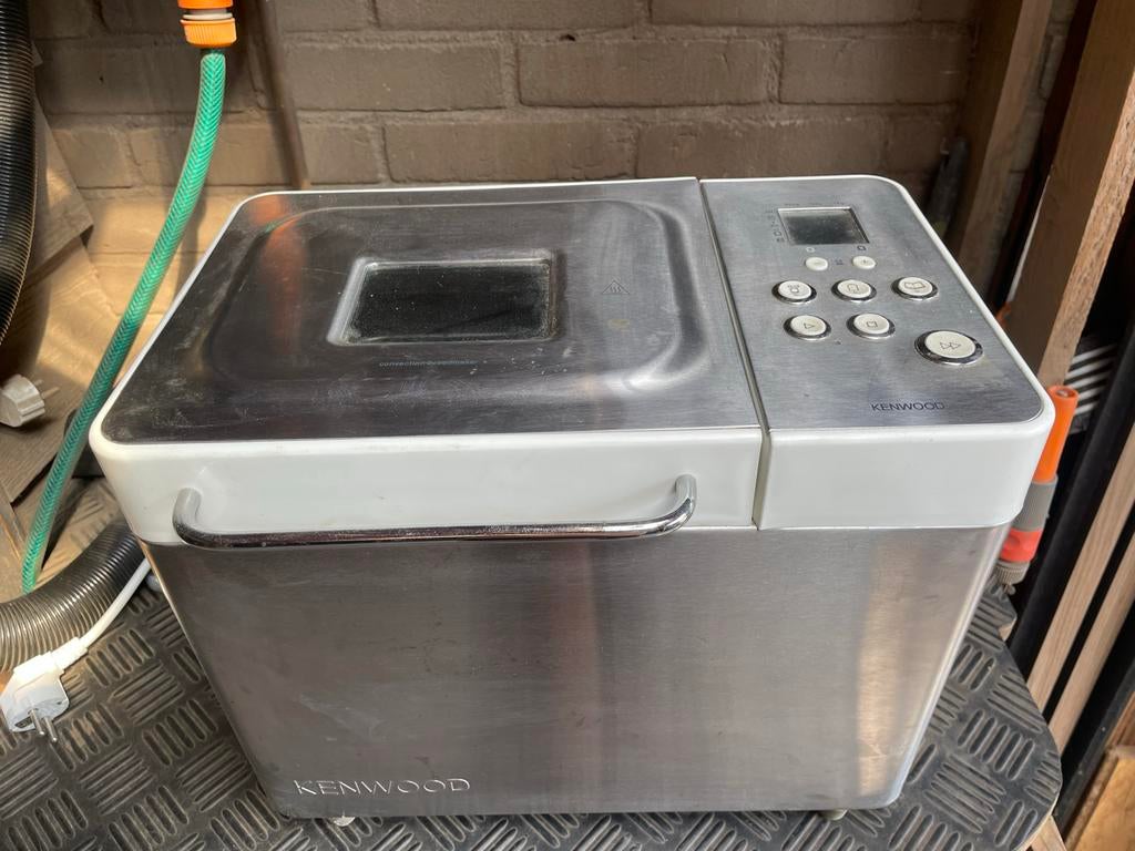 Kenwood broodbakmachine, Witgoed en Apparatuur, Broodbakmachines, Gebruikt, 800 tot 1200 gram deeg, Kijkvenster, Ophalen