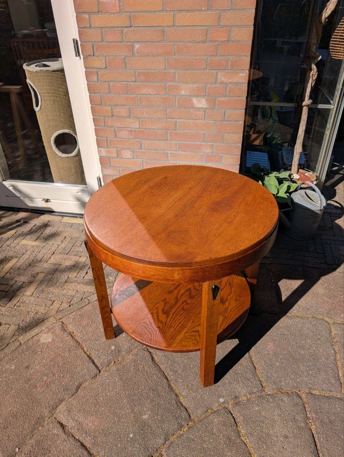 Art deco, Amsterdamse school bijzettafel / sidetable, Antiek en Kunst, Antiek | Meubels | Tafels, Ophalen
