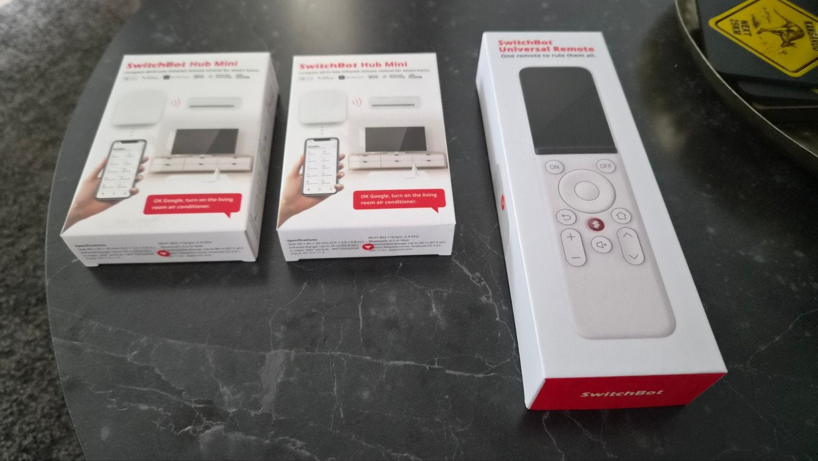 SwitchBot Remote met 2x Hub Mini (Wifi & IR), Game console, Universeel, Ophalen of Verzenden, Zo goed als nieuw