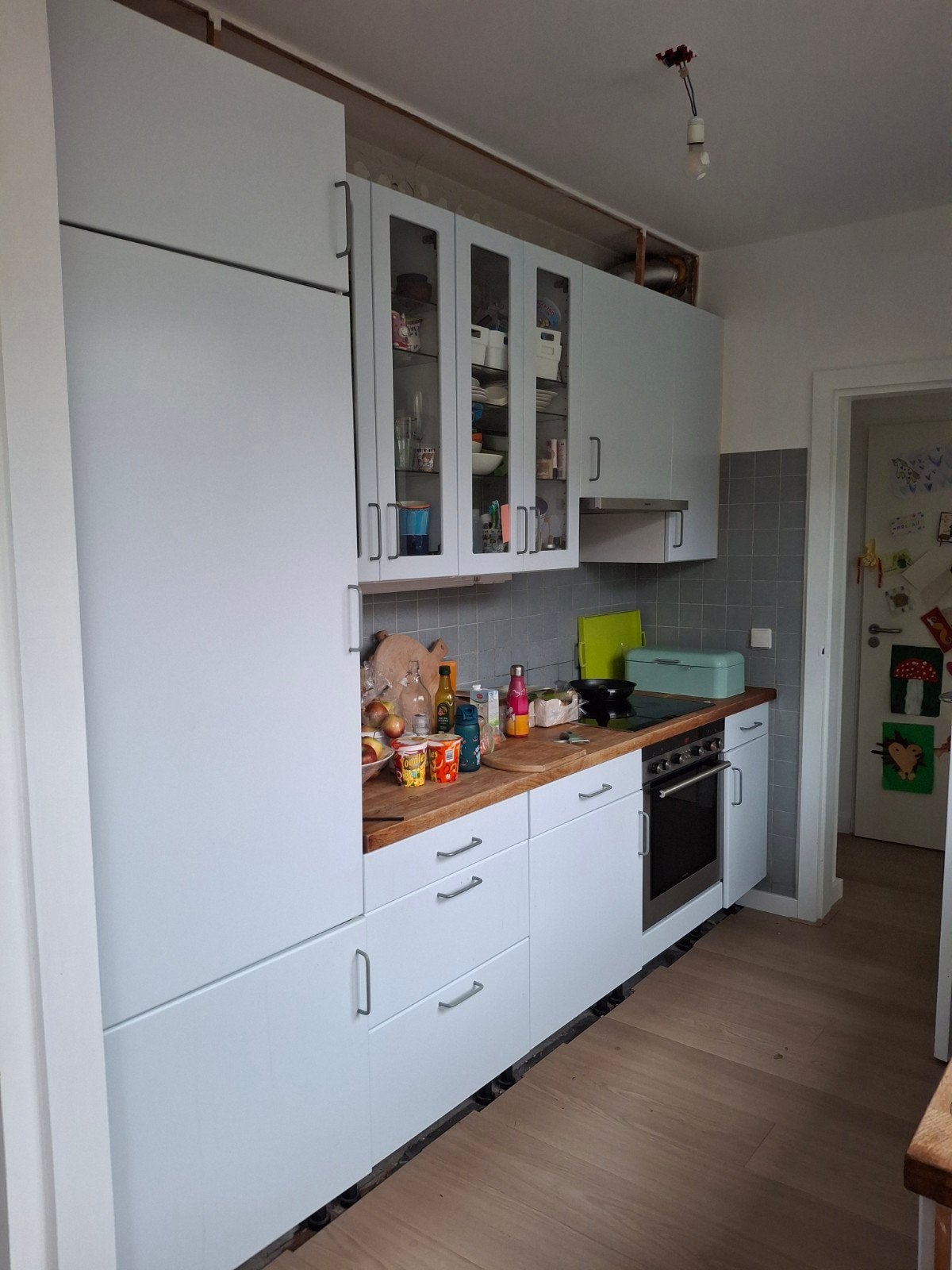 Faktum ikea keuken met apparatuur siemens, Ophalen, Gebruikt, Wit