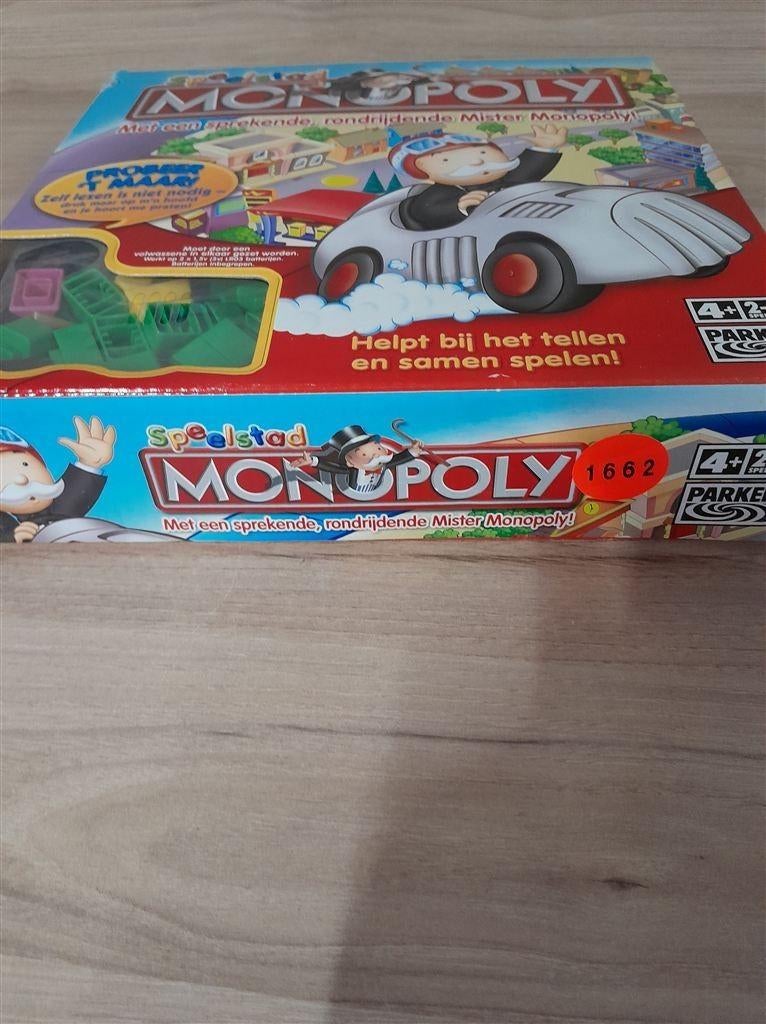 Monopoly Speelstad - s1662, Hobby en Vrije tijd, Gezelschapsspellen | Bordspellen, Verzenden, Zo goed als nieuw