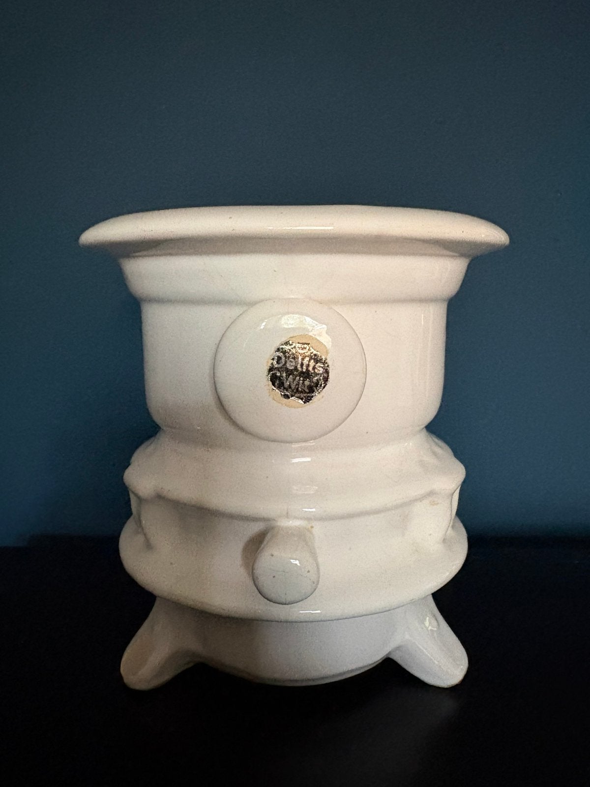 Delfts wit aardwerken pot, Antiek en Kunst, Ophalen of Verzenden