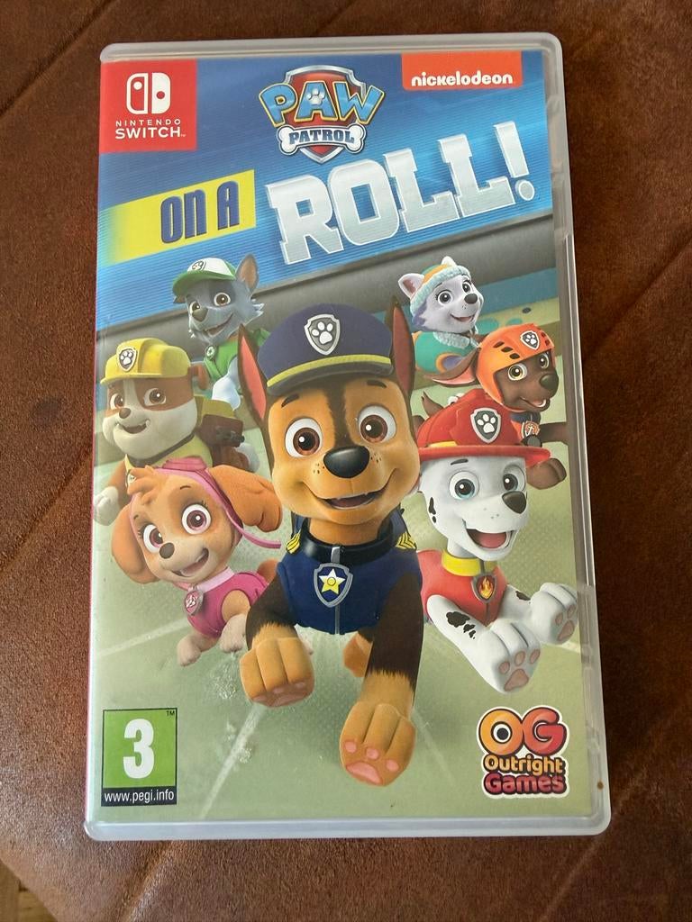 Paw Patrol: On a Roll! Nintendo Switch - Leuk voor de kids!, Spelcomputers en Games, Ophalen, Puzzel en Educatief, 1 speler, Zo goed als nieuw
