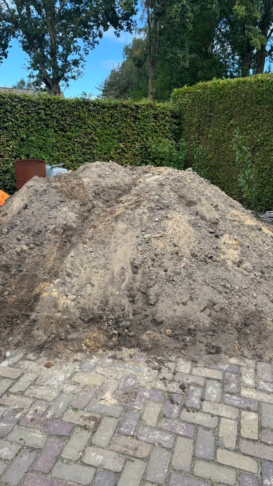 Ophoging zwarte grond en gele zand, Tuin en Terras, Ophalen, Gebruikt, Overige typen