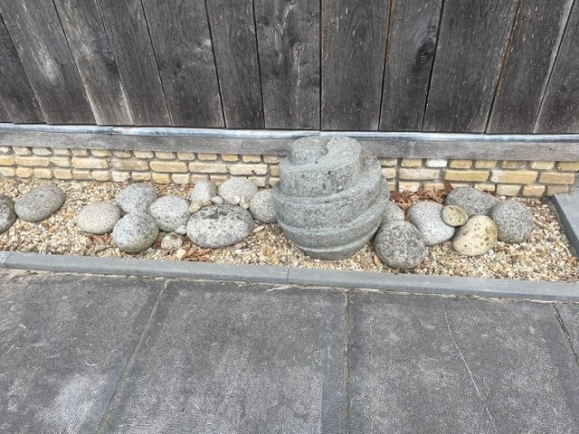 waterornament tuin, Tuin en Terras, Ophalen, Gebruikt, Hardsteen, Waterornament