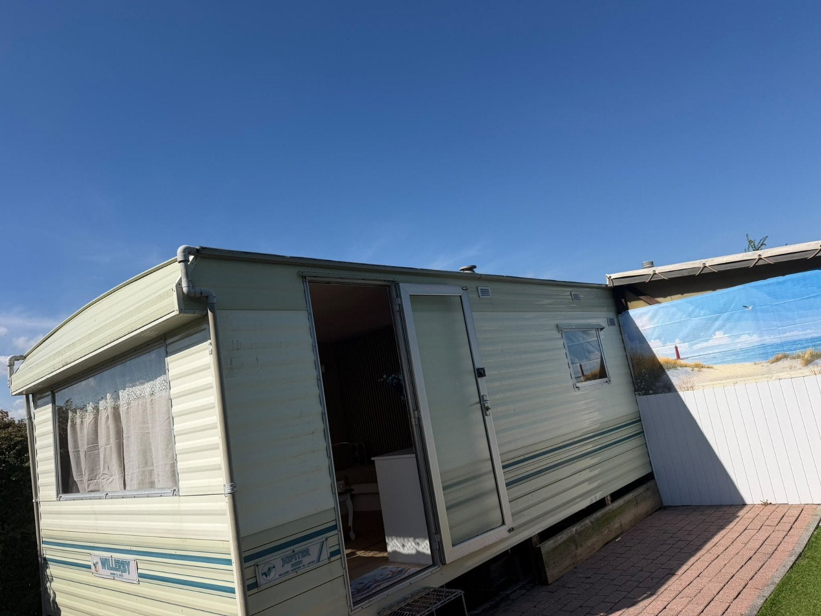 Stacaravan op Camping de Hoeve, Scherpenisse, Ophalen