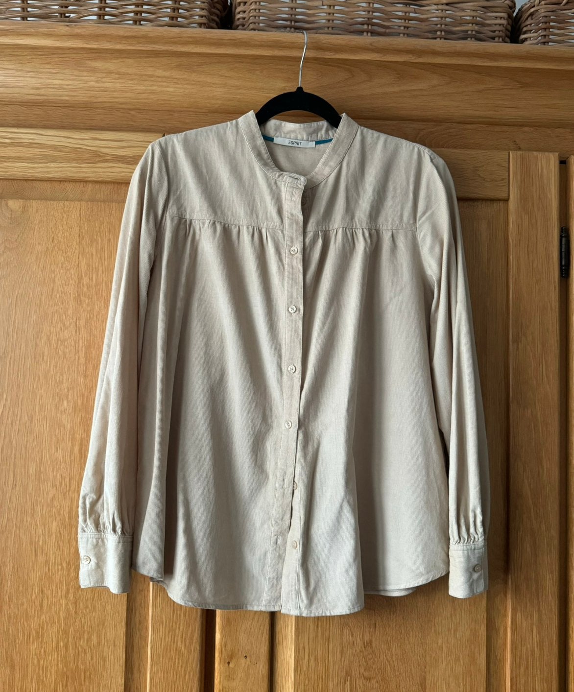 Dames blouse Esprit beige | maat M, Ophalen of Verzenden, Zo goed als nieuw, Maat 38/40 (M), Beige