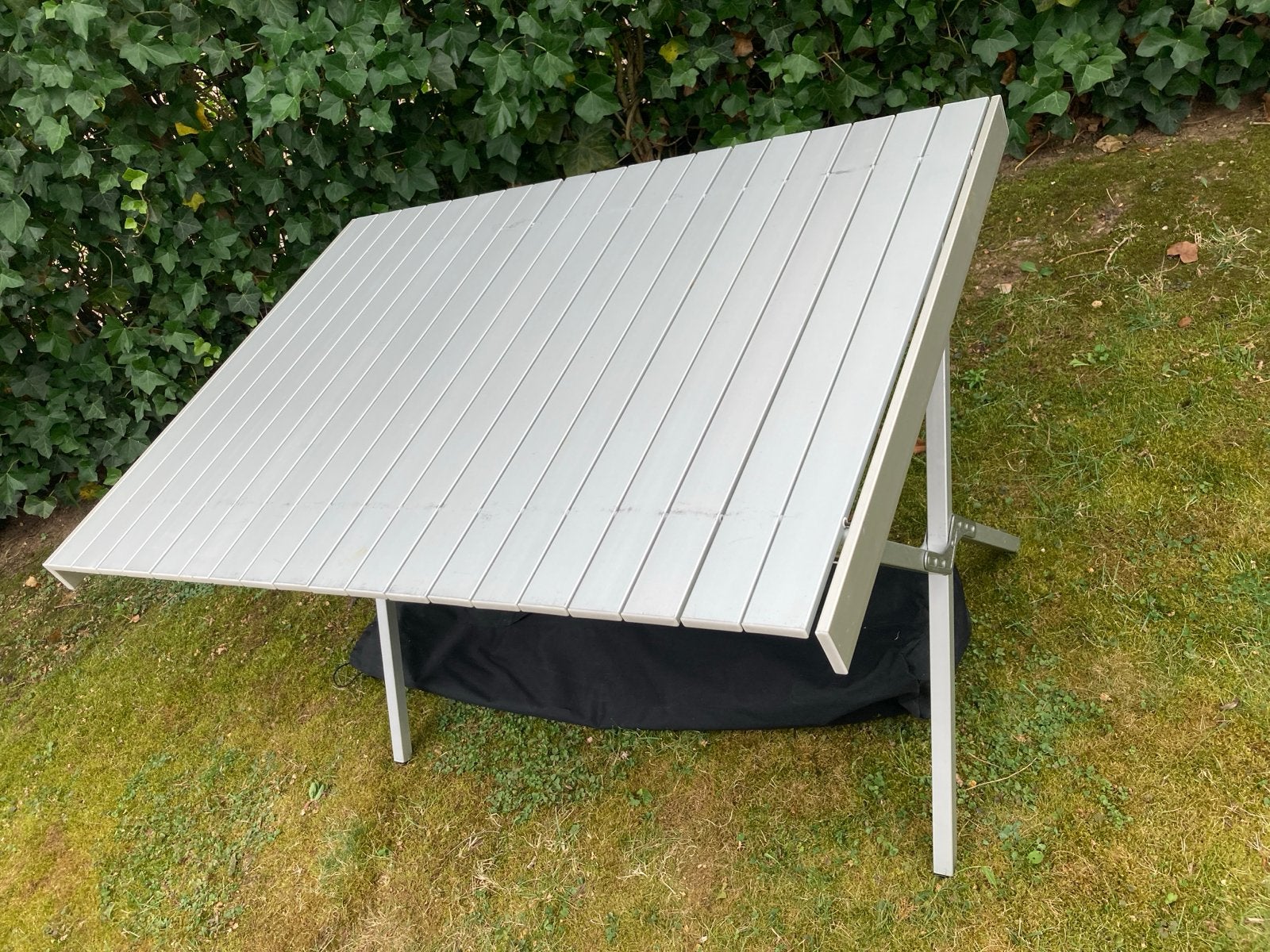 Lichtgewicht opvouwbare campingtafel aluminium 80x112cm, Caravans en Kamperen, Kampeermeubelen, Ophalen, Zo goed als nieuw, Campingtafel
