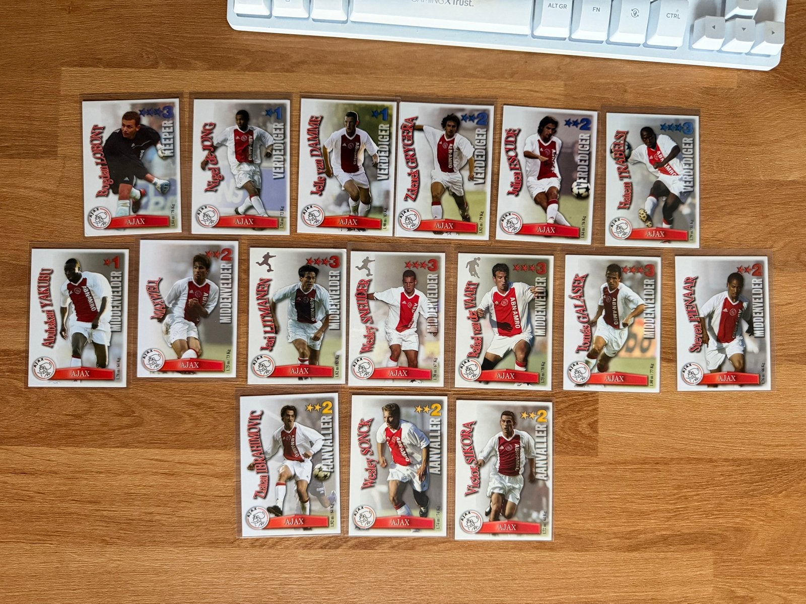 Ajax Magic Box All Stars 2003/2004 set (16 kaarten), Verzamelen, Ophalen of Verzenden, Gebruikt, Ajax, Spelerskaart