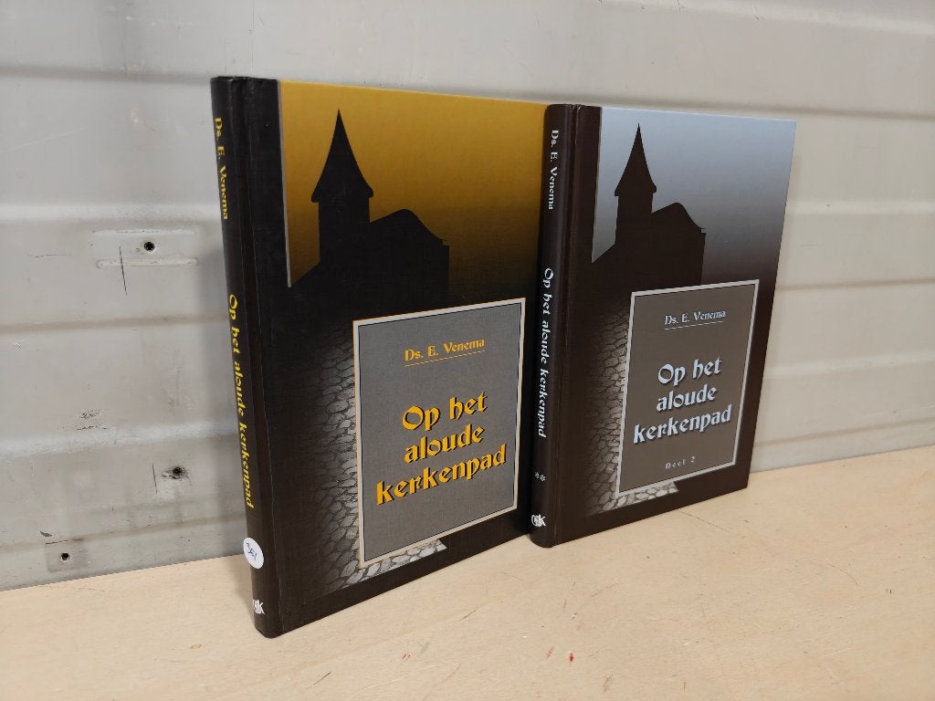 Nr. 361 Ds. E. Venema: Op het aloude kerkenpad., Gelezen, Ds. E. Venema, Christendom | Protestants, Ophalen of Verzenden