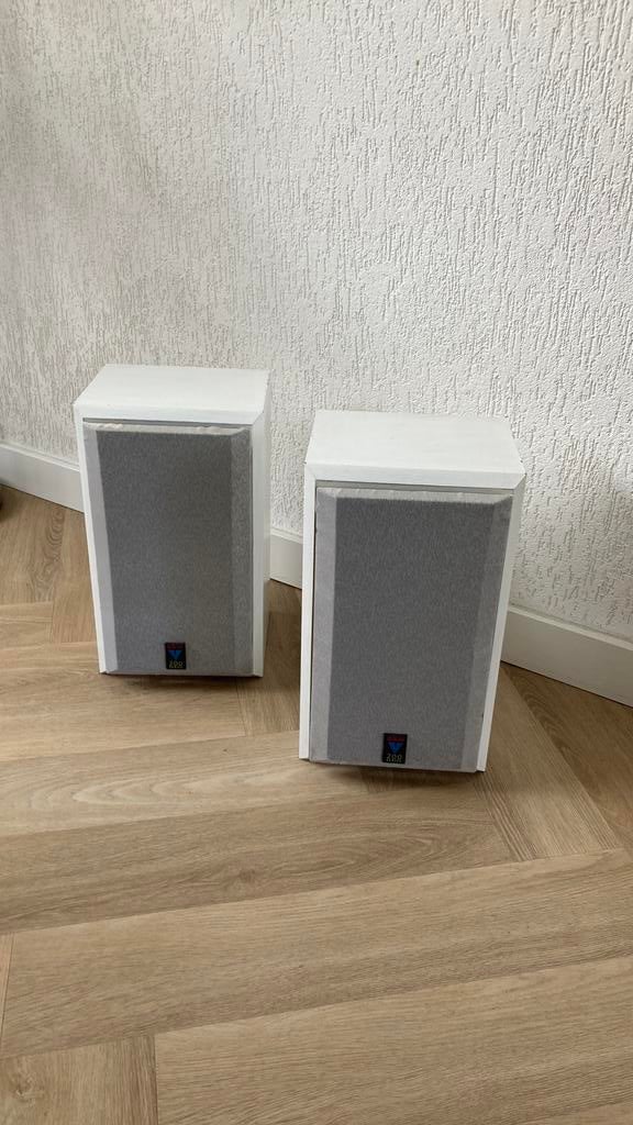 Set B&W V201 speakers, Gebruikt, Ophalen of Verzenden, 60 tot 120 watt, Bowers & Wilkins (B&W)