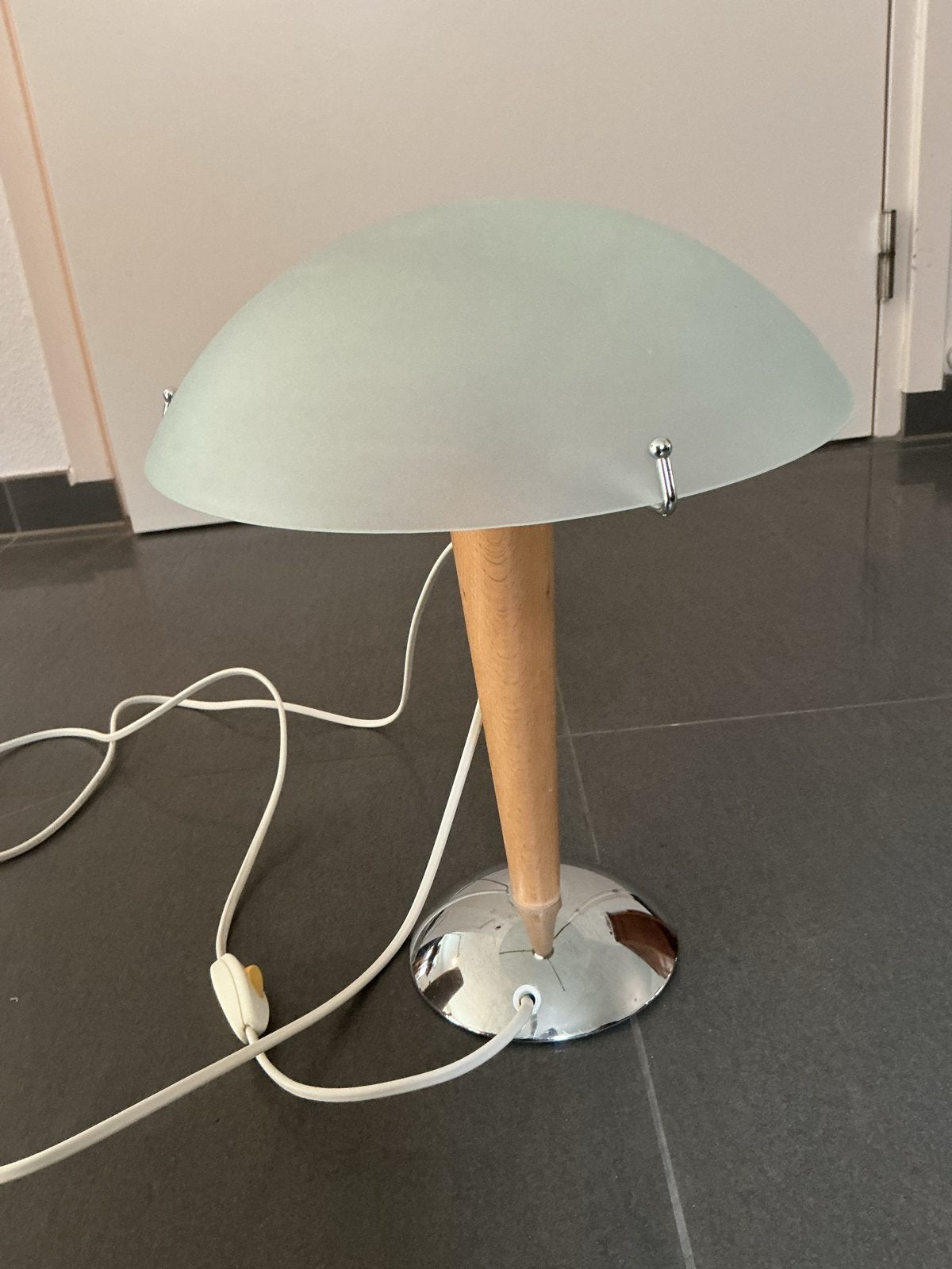 IKEA Kvintol Paddenstoel Lamp - Vintage Design Tafellamp, Met schakelaar, Gebruikt, Vintage, Paddenstoellamp