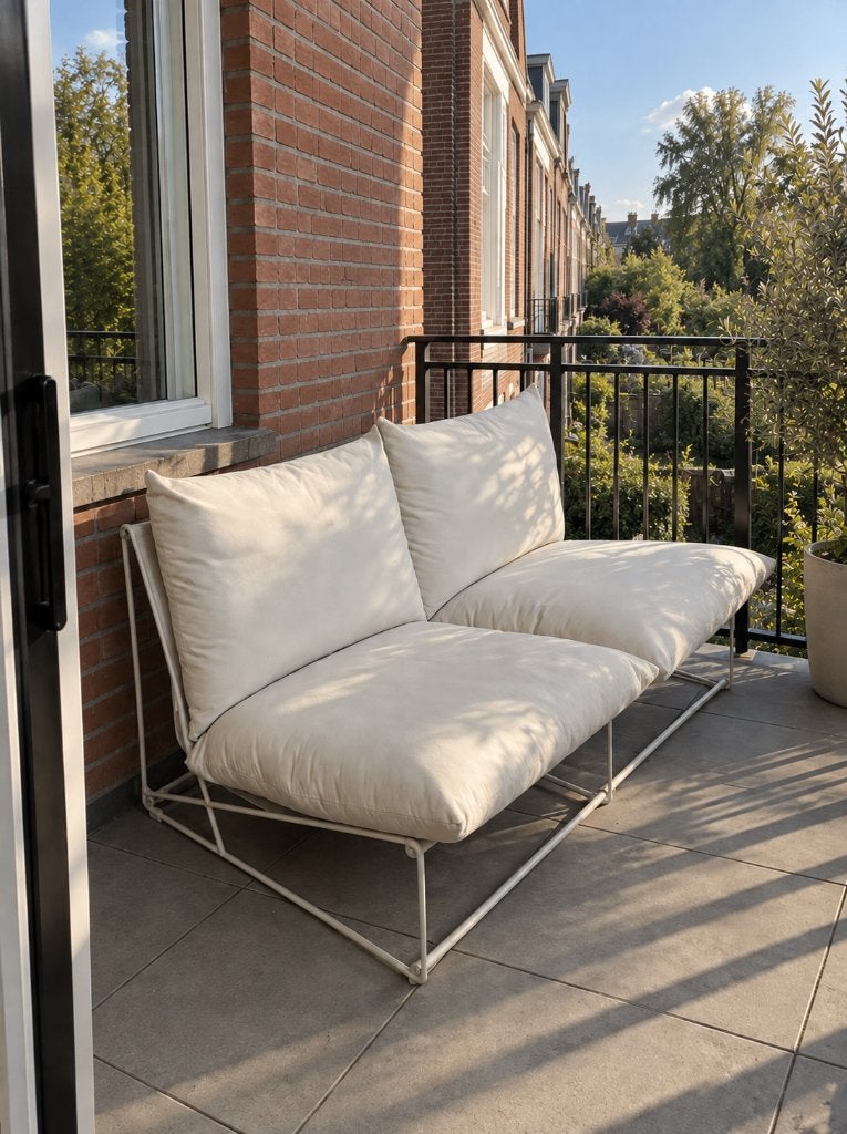 IKEA Hävsten 2-zitsbank beige zonder armleuningen, Zo goed als nieuw, Loungeset, Bank, Ophalen