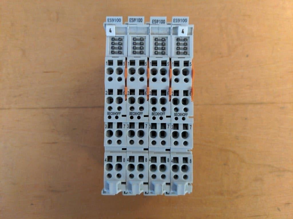 Beckhoff ES9100 Voltage Supply Terminal 24V DC (4 stuks), Hobby en Vrije tijd, Elektronica-componenten, Ophalen of Verzenden, Gebruikt