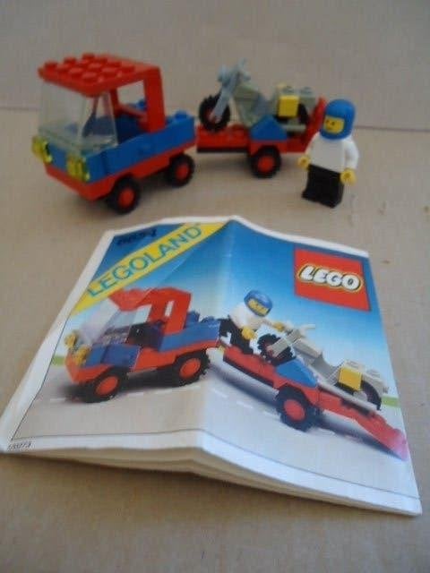 Lego set 6654 motor transport compleet met bouwboekje, Kinderen en Baby's, Speelgoed | Duplo en Lego, Ophalen of Verzenden, Gebruikt