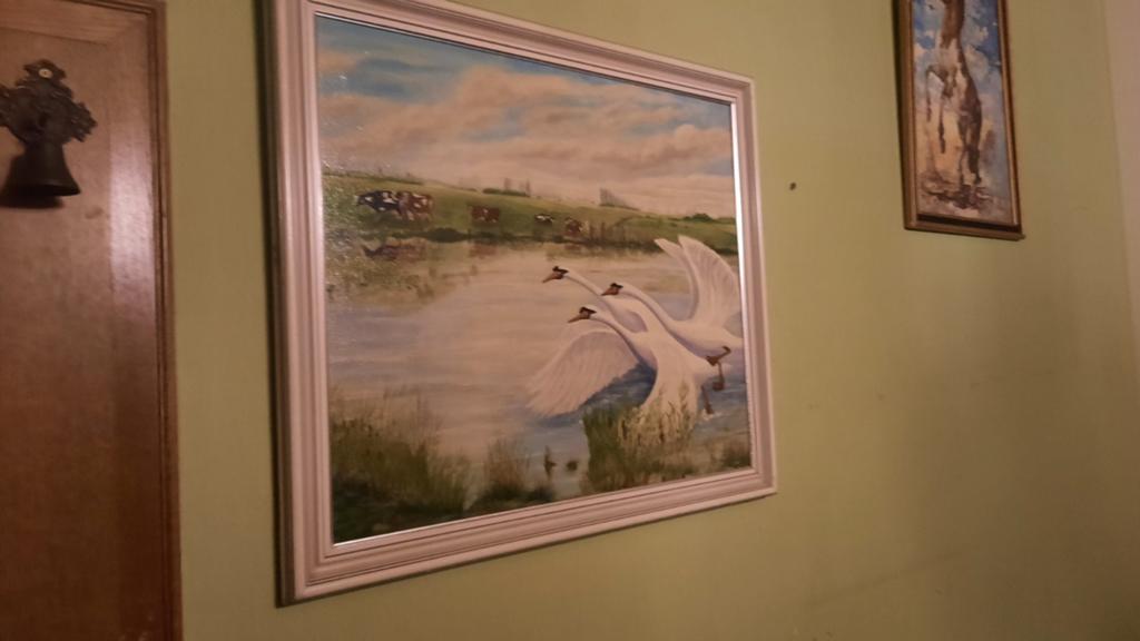 Olieverf schilderij landschap, Antiek en Kunst, Kunst | Schilderijen | Klassiek, Ophalen of Verzenden