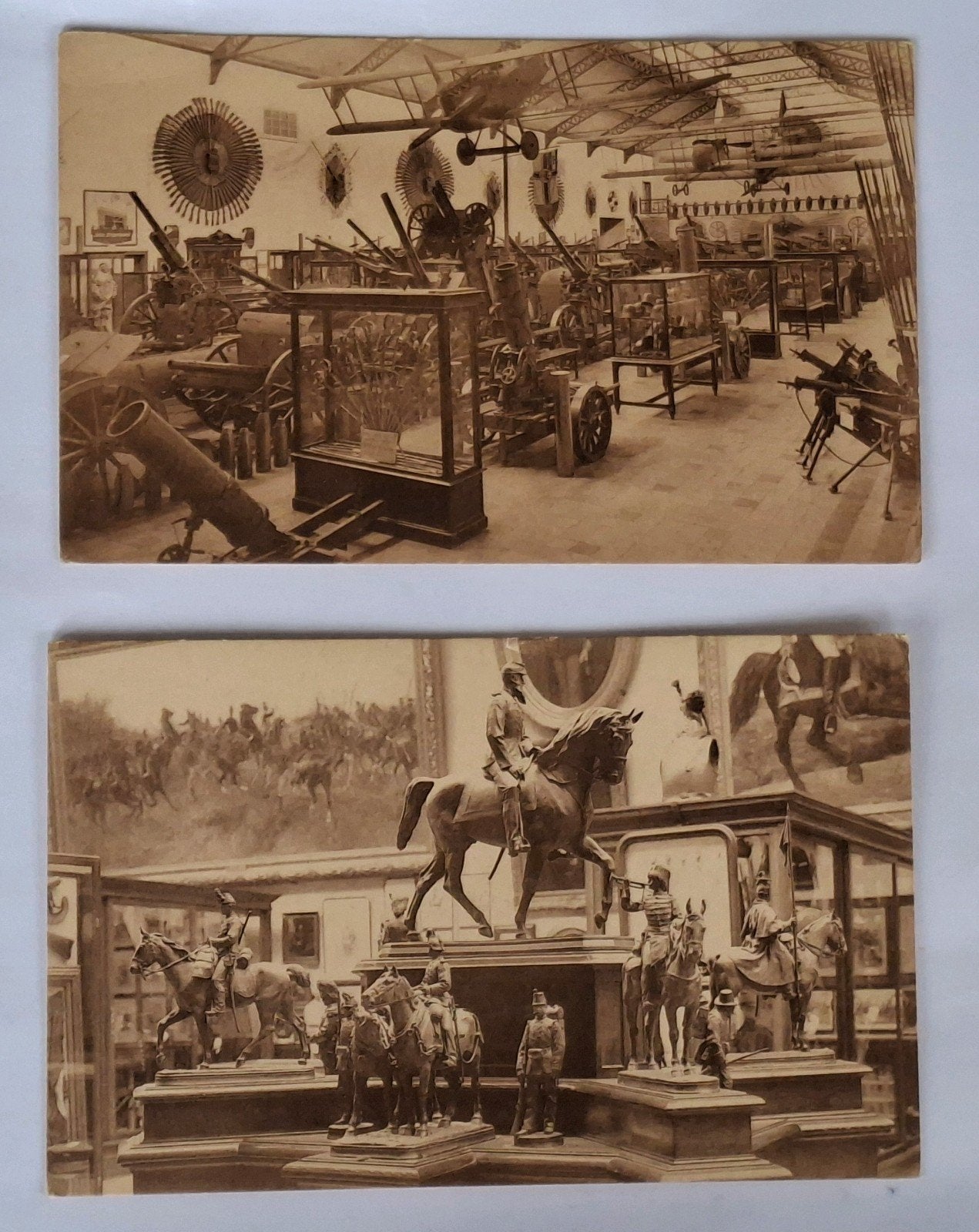 Ansichtkaart- WO1- Musée Royal de l'Armée- wapens- Brussel, Ophalen of Verzenden, Landmacht, Overige gebieden, Foto of Poster