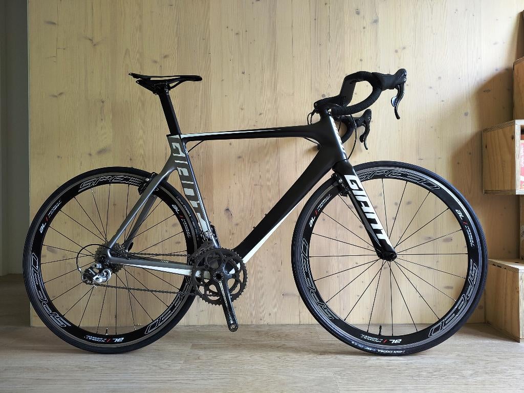 Giant Propel Racefiets size M/L Aerobike veel carbon 7.600 g, Ophalen, 28 inch, Carbon, Heren