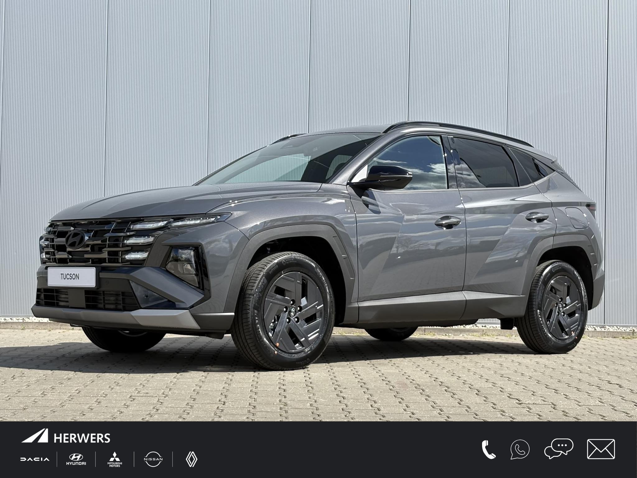 Hyundai Tucson 1.6 T-GDI HEV Pure Edition / € 41890,- Rijk, Auto's, Hyundai, 238 pk, Euro 6, 4 cilinders, Leder en Stof