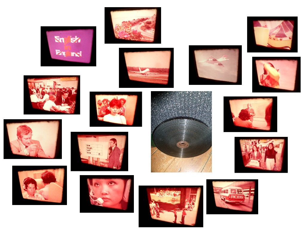 16mm film - English in England - 1970 - iets rooiig, Ophalen of Verzenden, 16mm film