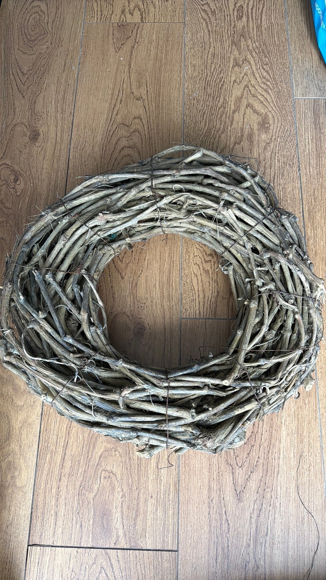 Houten krans groot, Ophalen of Verzenden, Zo goed als nieuw