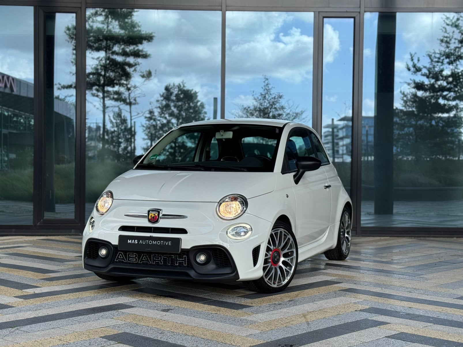 Fiat 500 1.2 C Abarth Pakket |Airco |Sportstoelen |Bluetooth, Voorwielaandrijving, Stof, 1242 cc, 4 cilinders