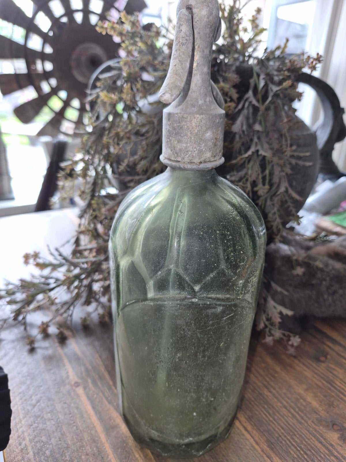 Oude spuitflessen, Ophalen of Verzenden, Gebruikt, Groen, Glas