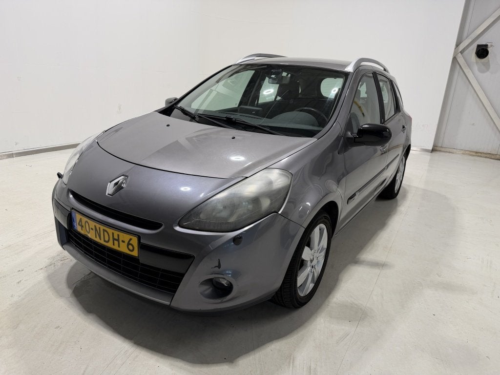 Renault Clio Estate 1.6-16V 20th Anniv. (bj 2010, automaat), Gebruikt, 4 cilinders, Origineel Nederlands, 112 pk