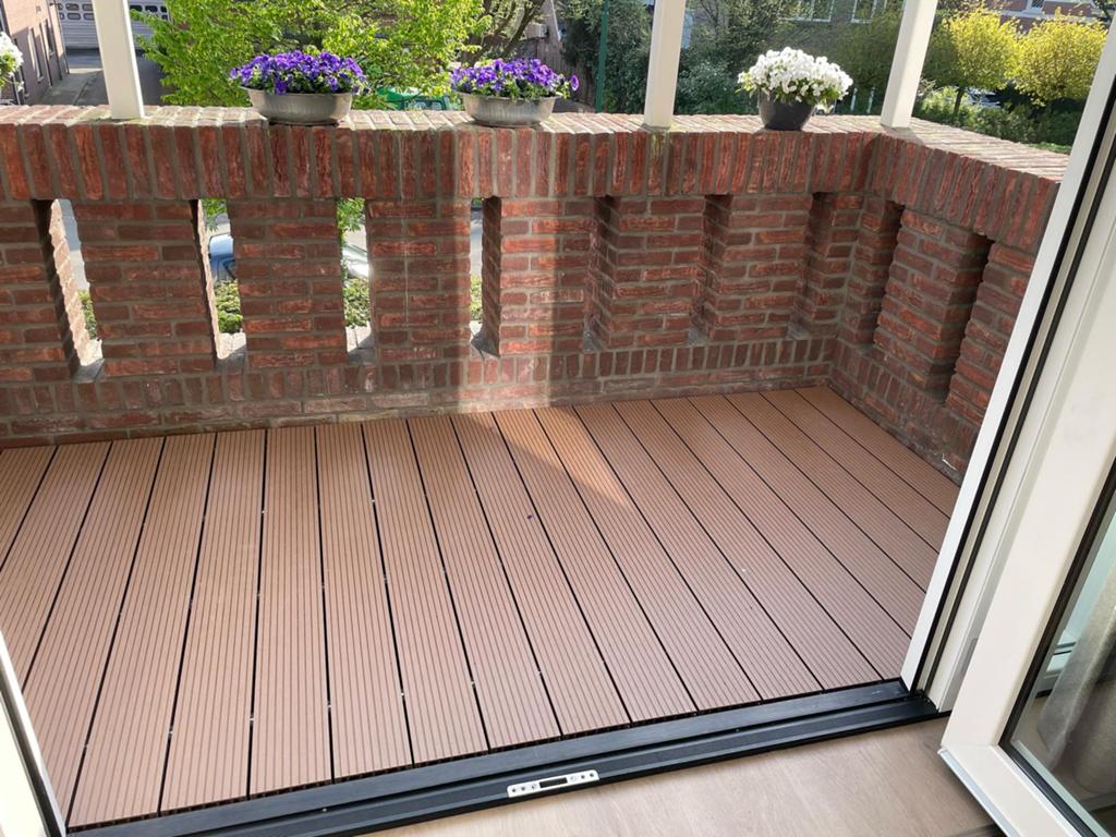 Prachtige Composiet vlonderplanken terrasdelen, Ophalen of Verzenden, Zo goed als nieuw, Composiet