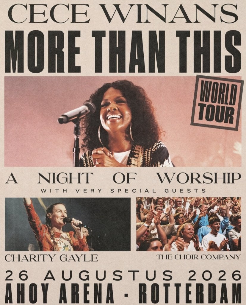Ticket concert Cece Winans in Ahoy, Verzamelen, Muziek, Artiesten en Beroemdheden, Ophalen of Verzenden, Nieuw, Foto of Kaart