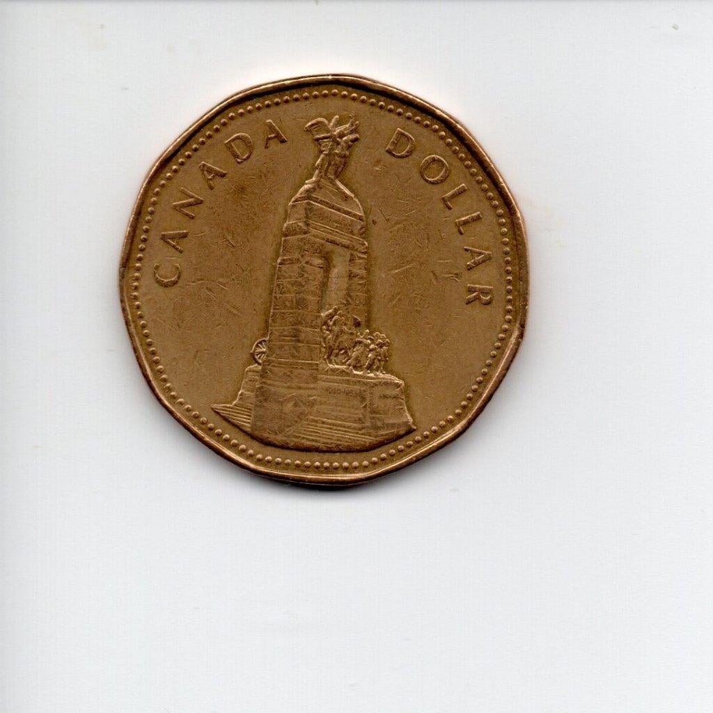 Canada 1 dollar 1994 (war memorial), Ophalen of Verzenden, Noord-Amerika
