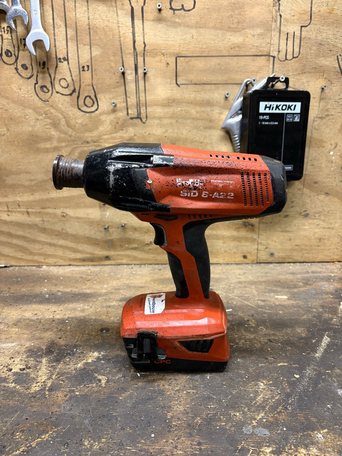 Hilti SID 8-A22 slagschroefmachine met accu, Variabele snelheid, Ophalen of Verzenden, Boor- en Schroefmachine, Gebruikt