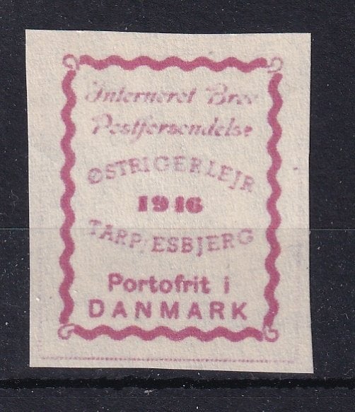 B17) 1946 WO2 Kamp Tarp / Esbjerg ausgabe, Ophalen of Verzenden, Denemarken, Postfris