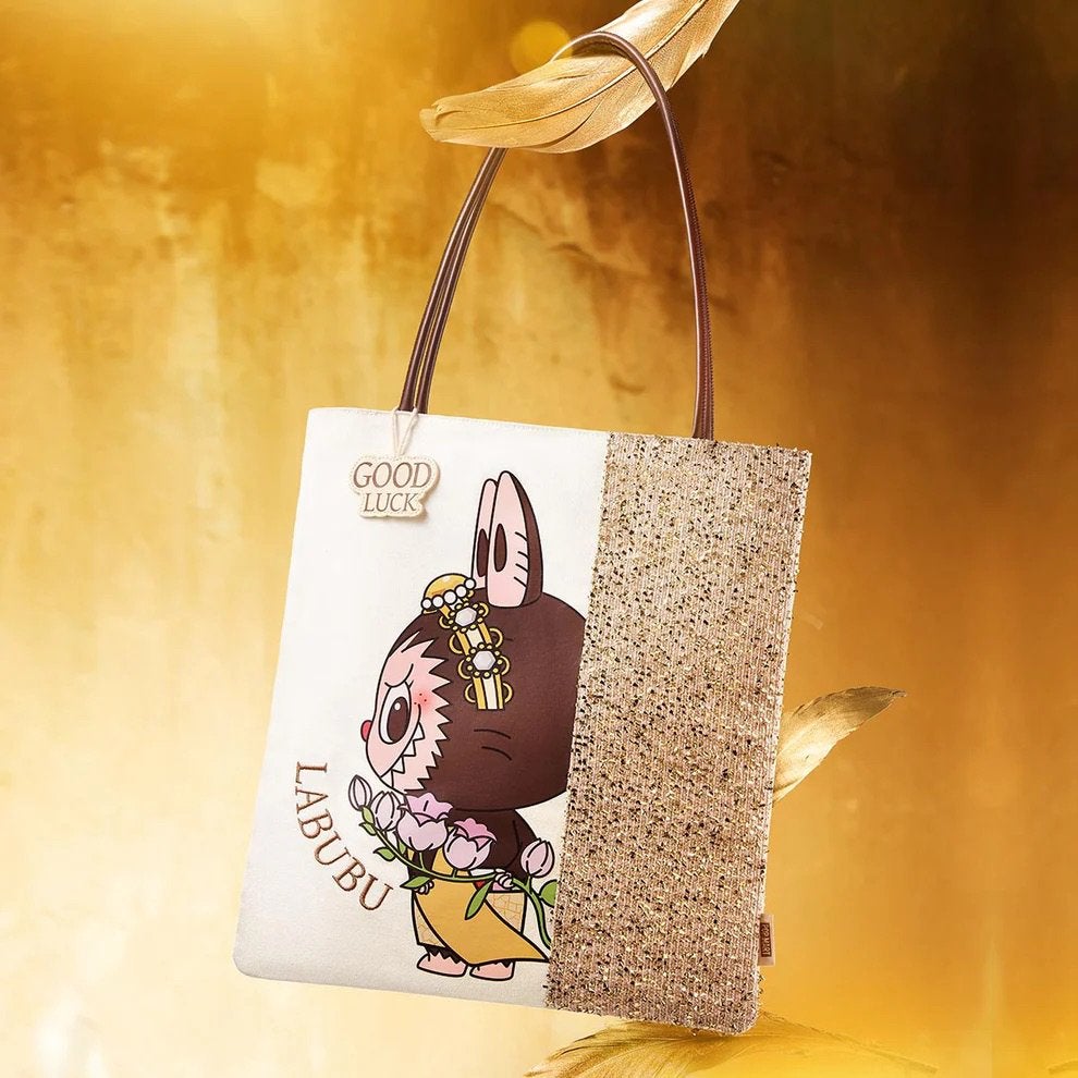 Popmart Labubu Good Luck To You Canvas Bag Origineel Nieuw, Ophalen, Nieuw
