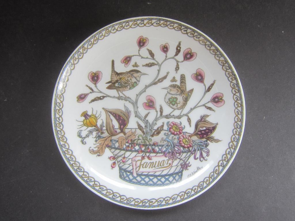 Winterkoning Hutschenreuther Wandbord Porselein Ole Winther, Ophalen of Verzenden