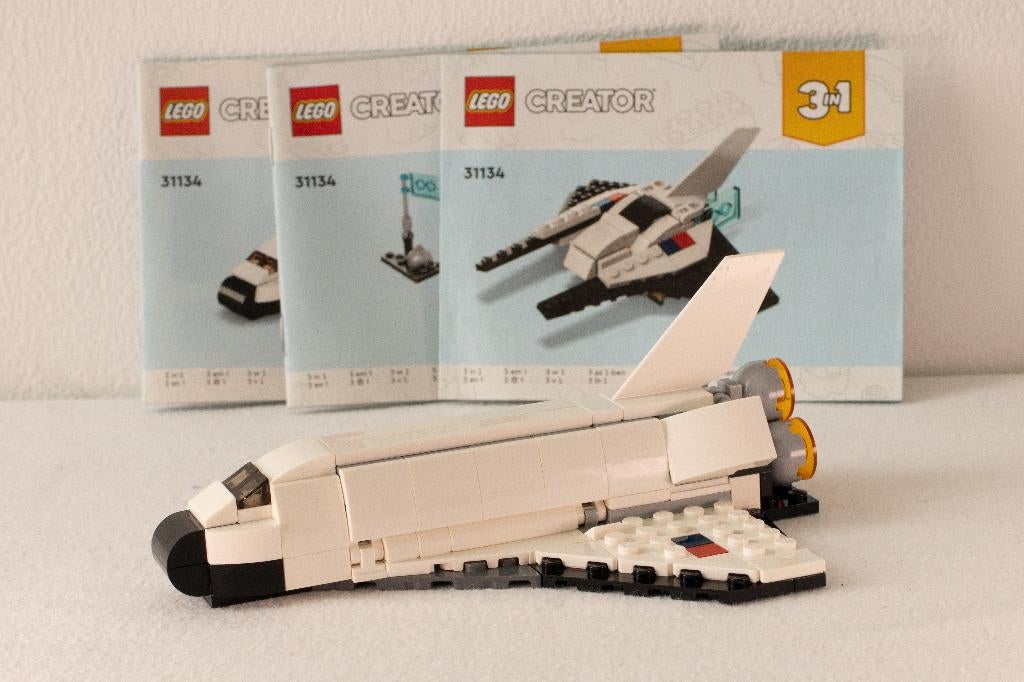 Lego creator 31134 spaceshuttle, Lego, Compleet, Ophalen of Verzenden, Zo goed als nieuw