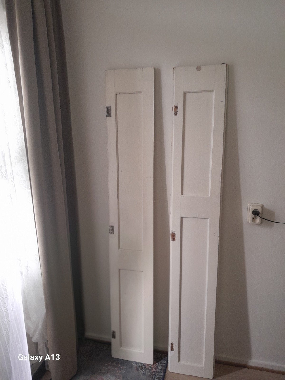 Twee vintage houten paneel, Ophalen