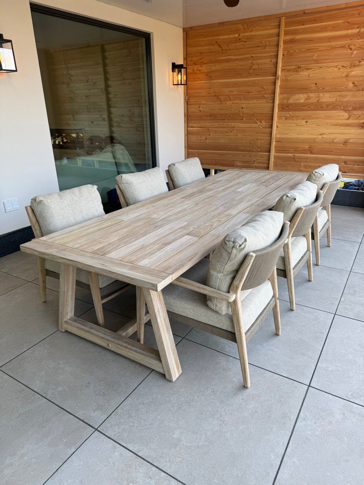 Julia low Dining 4 seasons outdoor 4SO Tuinset Eetset, Tuin en Terras, Ophalen of Verzenden, Nieuw, Teakhout
