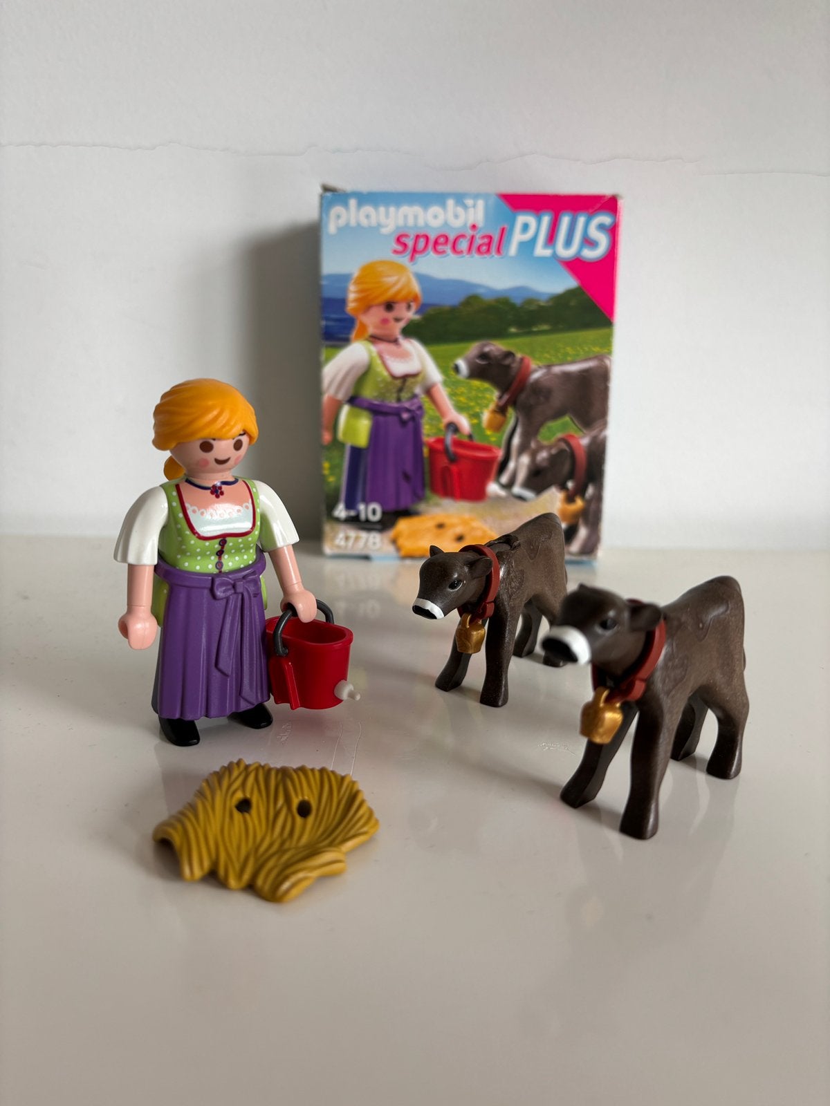 Playmobil 4778 - Boerin met kalfjes, Complete set, Overige typen, Special plus, Ophalen of Verzenden