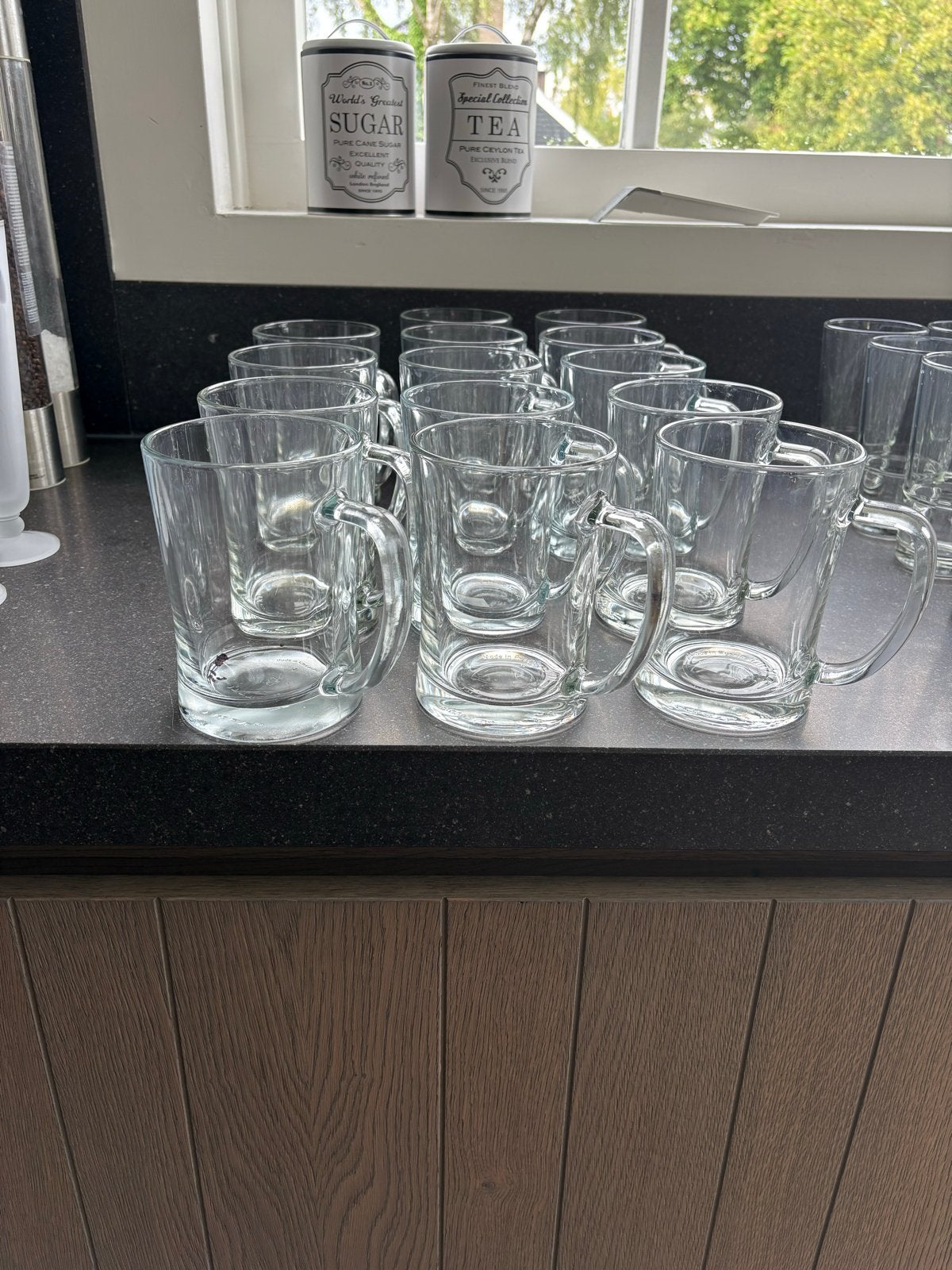 15 IKEA bierpullen 0,5 liter - perfect voor feestjes!, Ophalen, IKEA, Glas, Overige typen