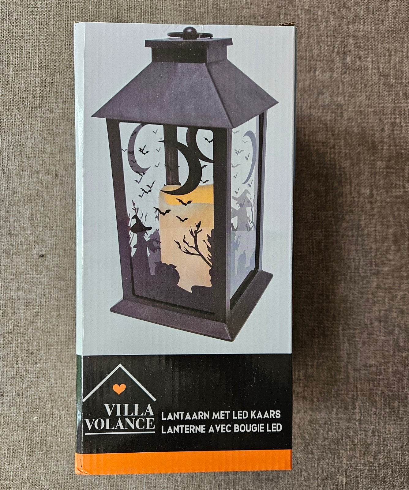 Nieuwe Villa Volance Halloween Lantaarn met LED Kaars, Ophalen of Verzenden, Nieuw
