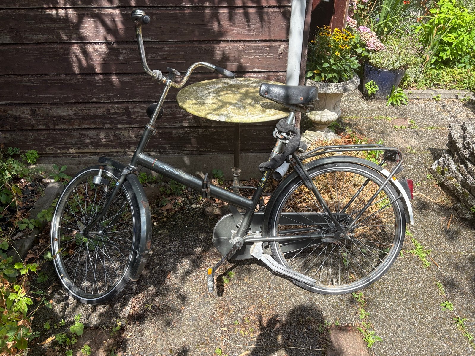 Union vouwfiets uit de jaren ‘90, Fietsen en Brommers, Fietsen | Dames | Damesfietsen, Terugtraprem, Gebruikt, 47 tot 50 cm, Ophalen
