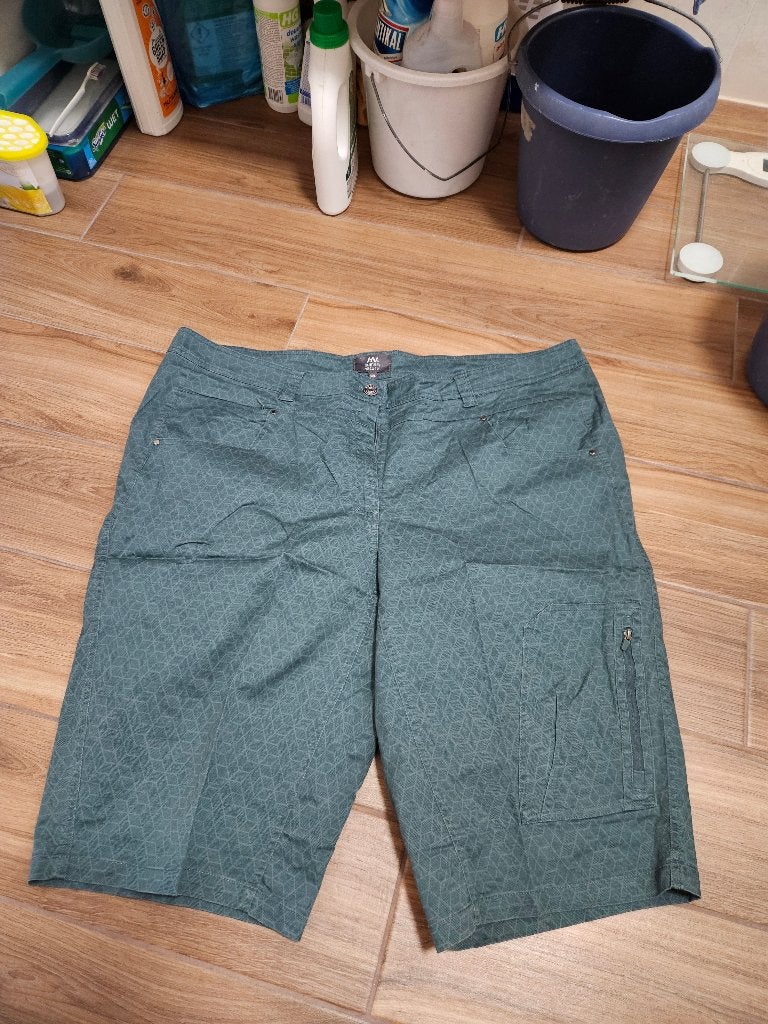 Human Nature Cargo Shorts 5XL - Groen met patroon, Kort, Maat 46/48 (XL) of groter, Ophalen of Verzenden, Zo goed als nieuw