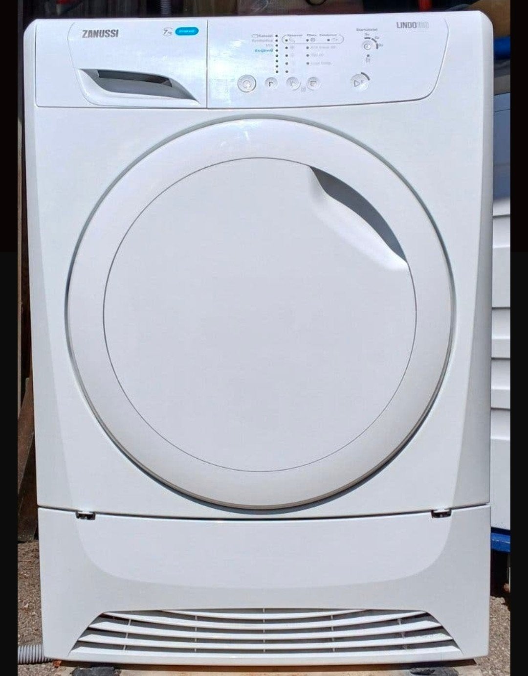 Zanussi condensdroger, Ophalen, 6 tot 8 kg, Gebruikt, Anti-kreukfase