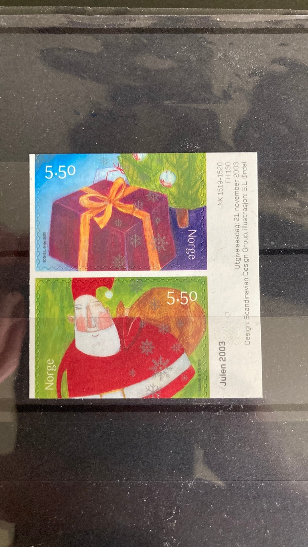 Noorwegen 1484/85 kerst post fris/1588, Ophalen of Verzenden, Noorwegen