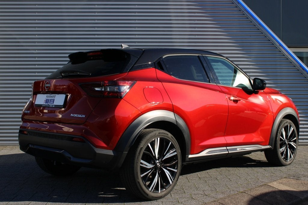Nissan Juke 1.0 DIG-T N-Design | Navi | Camera | Clima | 19I, Auto's, Voorwielaandrijving, Stof, Zwart, Bedrijf