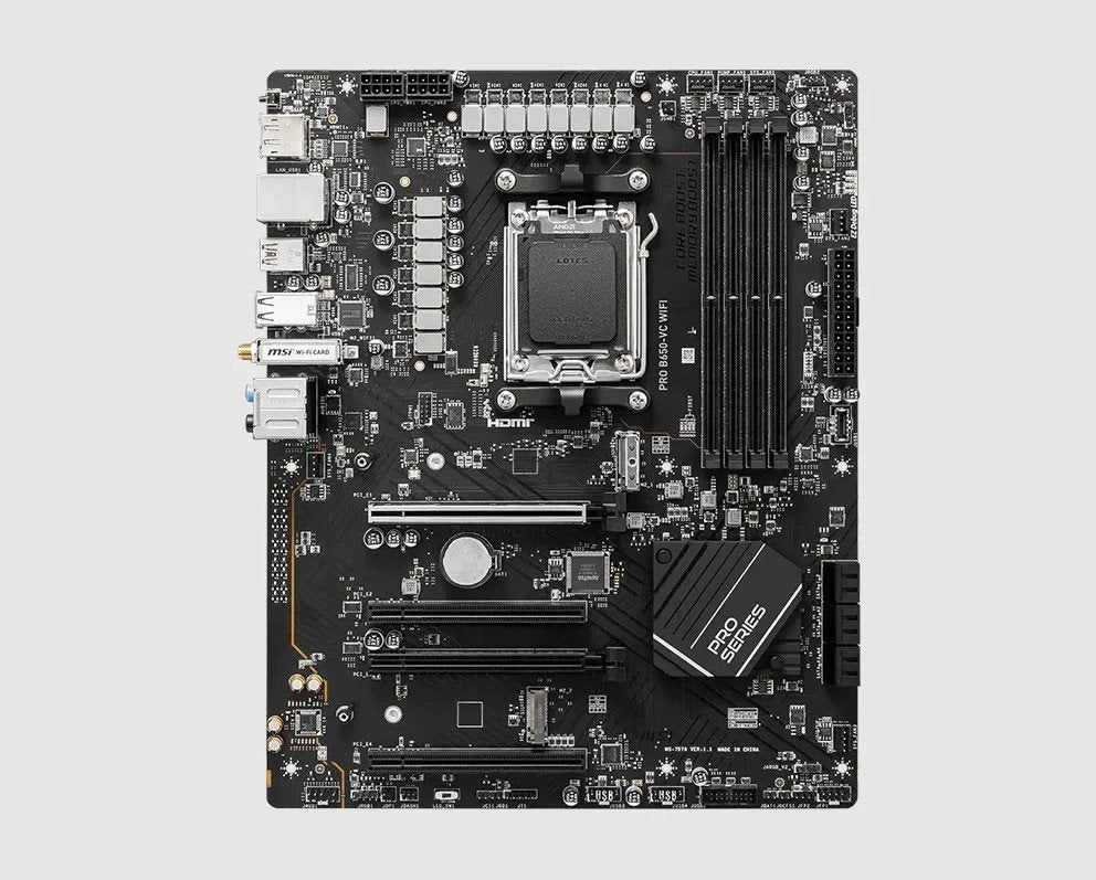MSI PRO B650-VC WIFI  Moederbord met Socket AM5, Computers en Software, Ophalen of Verzenden, Gebruikt, DDR4