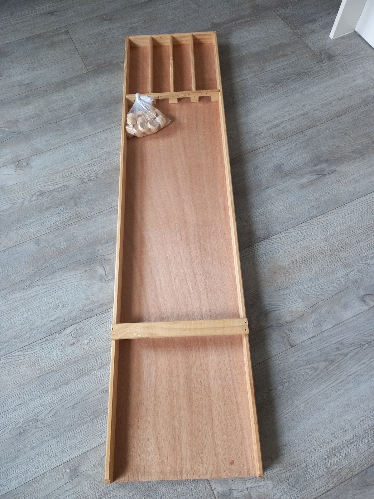 Kinder Sjoelbak - Compact en Compleet met Schijven, Een of twee spelers, Ophalen, Gebruikt