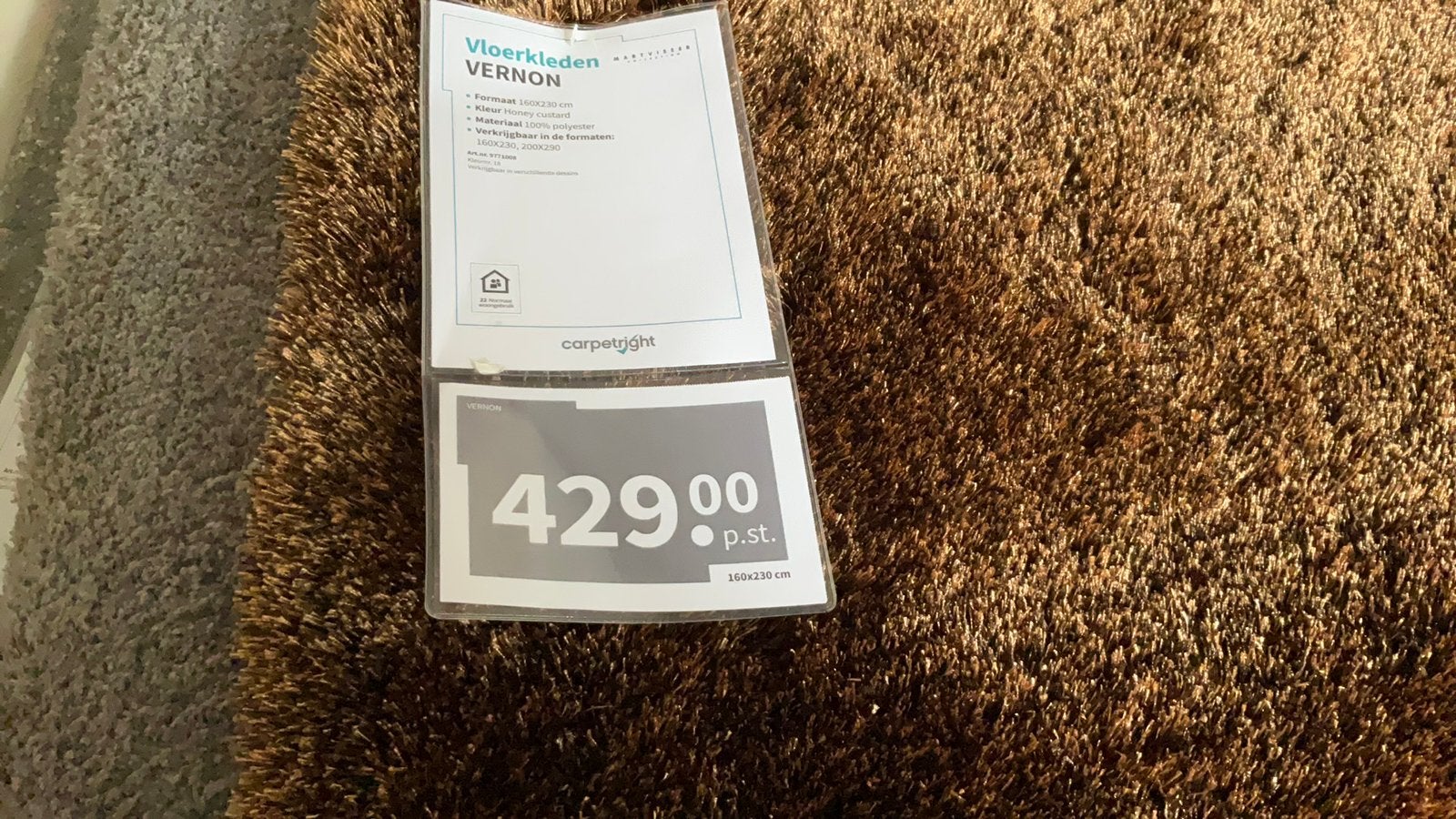 Nieuw Carpetright Vernon vloerkleed 1.60 m bij 2.30 m, Ophalen, Nieuw, 200 cm of meer, 150 tot 200 cm