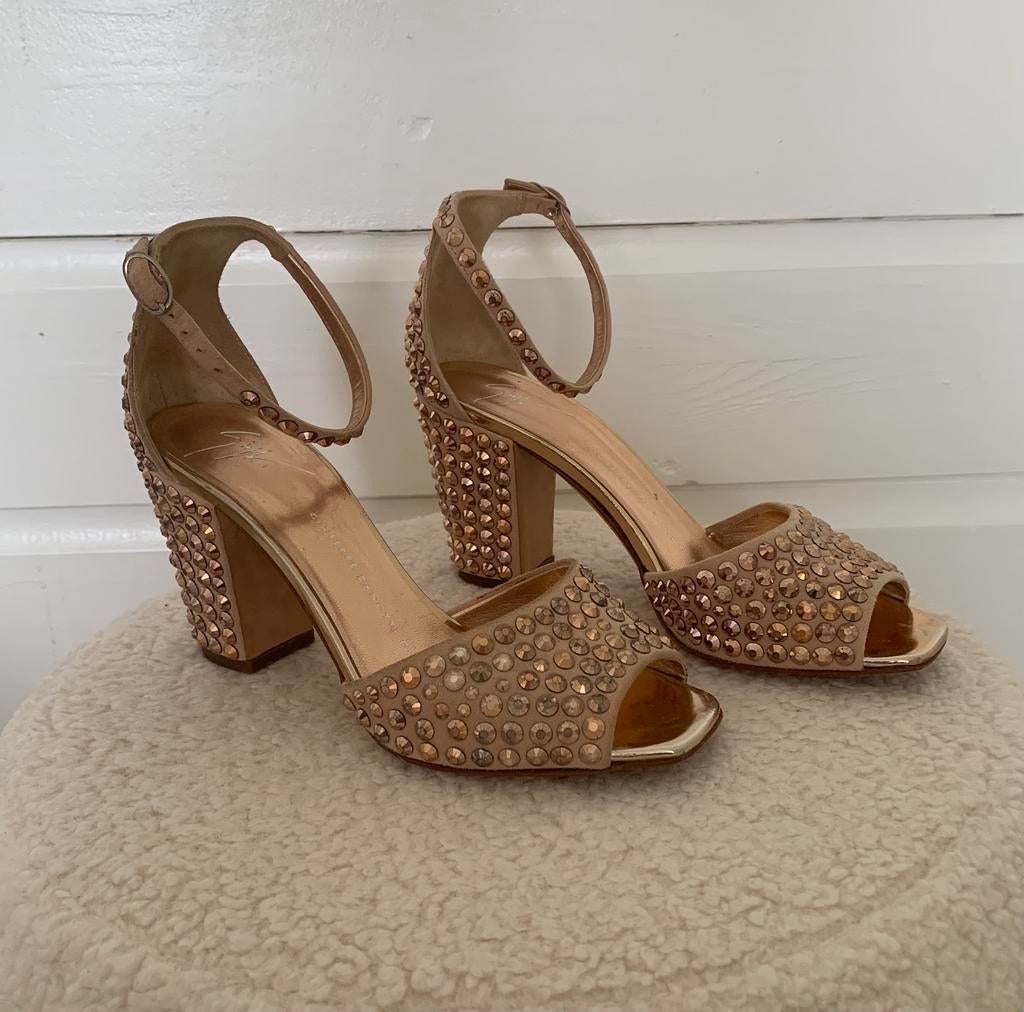 Giuseppe Zanotti chunky heels NIEUW prijs € 995 ORIGINEEL, Kleding | Dames, Schoenen, Ophalen, Overige kleuren, Sandalen of Muiltjes